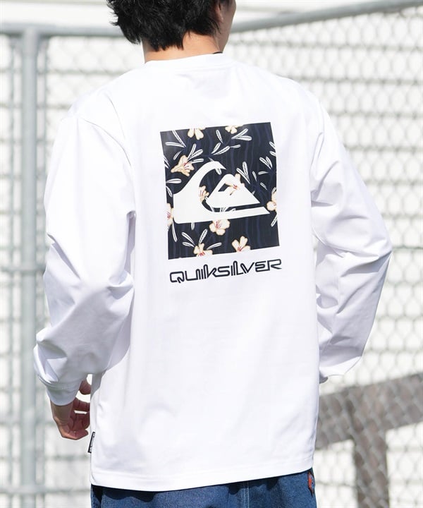 QUIKSILVER クイックシルバー 水着 ラッシュガード 長袖 Tシャツ ロンT メンズ UVカット 速乾 接触冷感 水陸両用 QLY261621M ムラサキスポーツ限定