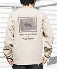 QUIKSILVER クイックシルバー 水着 ラッシュガード 長袖 Tシャツ ロンT メンズ UVカット 速乾 接触冷感 水陸両用 QLY261622M ムラサキスポーツ限定(KHA-M)