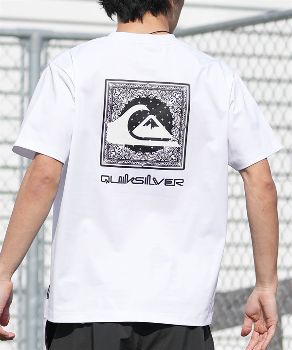 QUIKSILVER クイックシルバー 水着 ラッシュガード 半袖 Tシャツ メンズ UVカット 速乾 接触冷感 水陸両用 QLY261623M ムラサキスポーツ限定