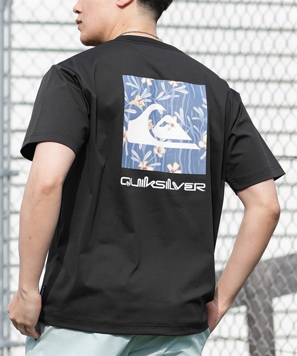 QUIKSILVER クイックシルバー 水着 ラッシュガード 半袖 Tシャツ メンズ UVカット 速乾 接触冷感 水陸両用 QLY261623M ムラサキスポーツ限定
