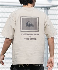QUIKSILVER クイックシルバー 水着 ラッシュガード 半袖 Tシャツ メンズ UVカット 速乾 接触冷感 水陸両用 QLY261624M ムラサキスポーツ限定(KHA-M)