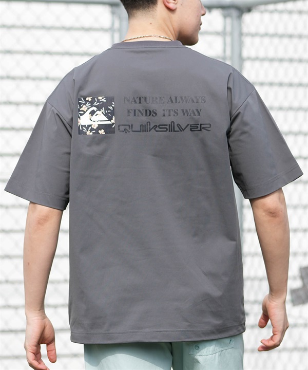 QUIKSILVER クイックシルバー 水着 ラッシュガード 半袖 Tシャツ メンズ UVカット 速乾 接触冷感 水陸両用 QLY261625M ムラサキスポーツ限定