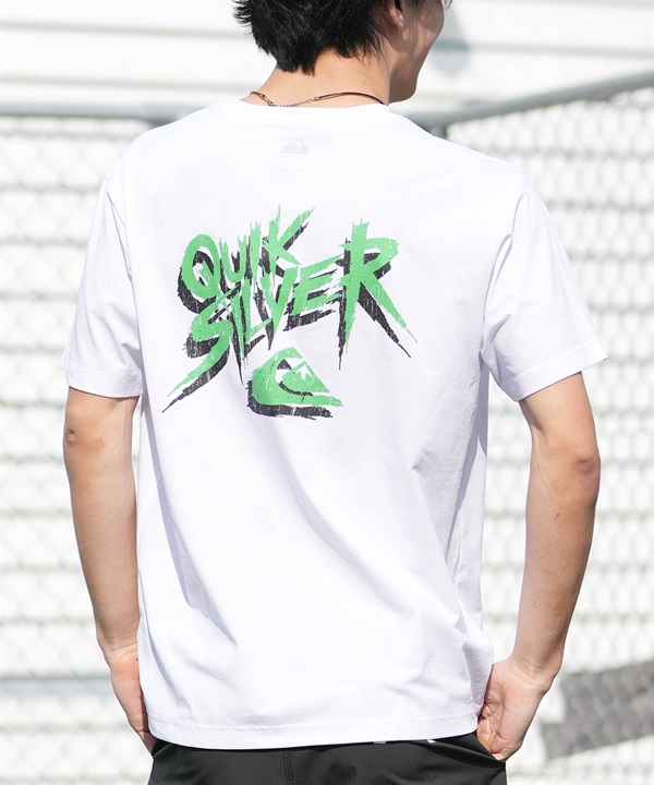 QUIKSILVER クイックシルバー 水着 ラッシュガード 半袖 Tシャツ メンズ UVカット 軽量 速乾 水陸両用 QLY261626M ムラサキスポーツ限定