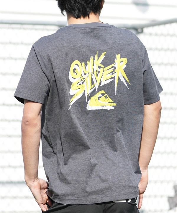 QUIKSILVER クイックシルバー 水着 ラッシュガード 半袖 Tシャツ メンズ UVカット 軽量 速乾 水陸両用 QLY261626M ムラサキスポーツ限定
