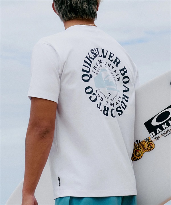 QUIKSILVER クイックシルバー 水着 ラッシュガード メンズ 半袖 Tシャツ UVカット 速乾 軽量 ストレッチ 水陸両用 QLY262015