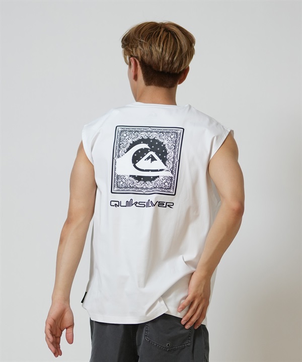 QUIKSILVER クイックシルバー 水着 ラッシュガード タンクトップ メンズ GW PATTERN BOX SLY 26 QLY262606M ムラサキスポーツ限定