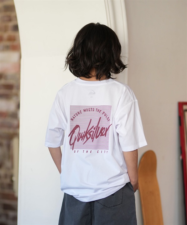 QUIKSILVER クイックシルバー 半袖 Tシャツ キッズ ジュニア 子供 ラッシュガード 水陸両用 UVカット KLY261011