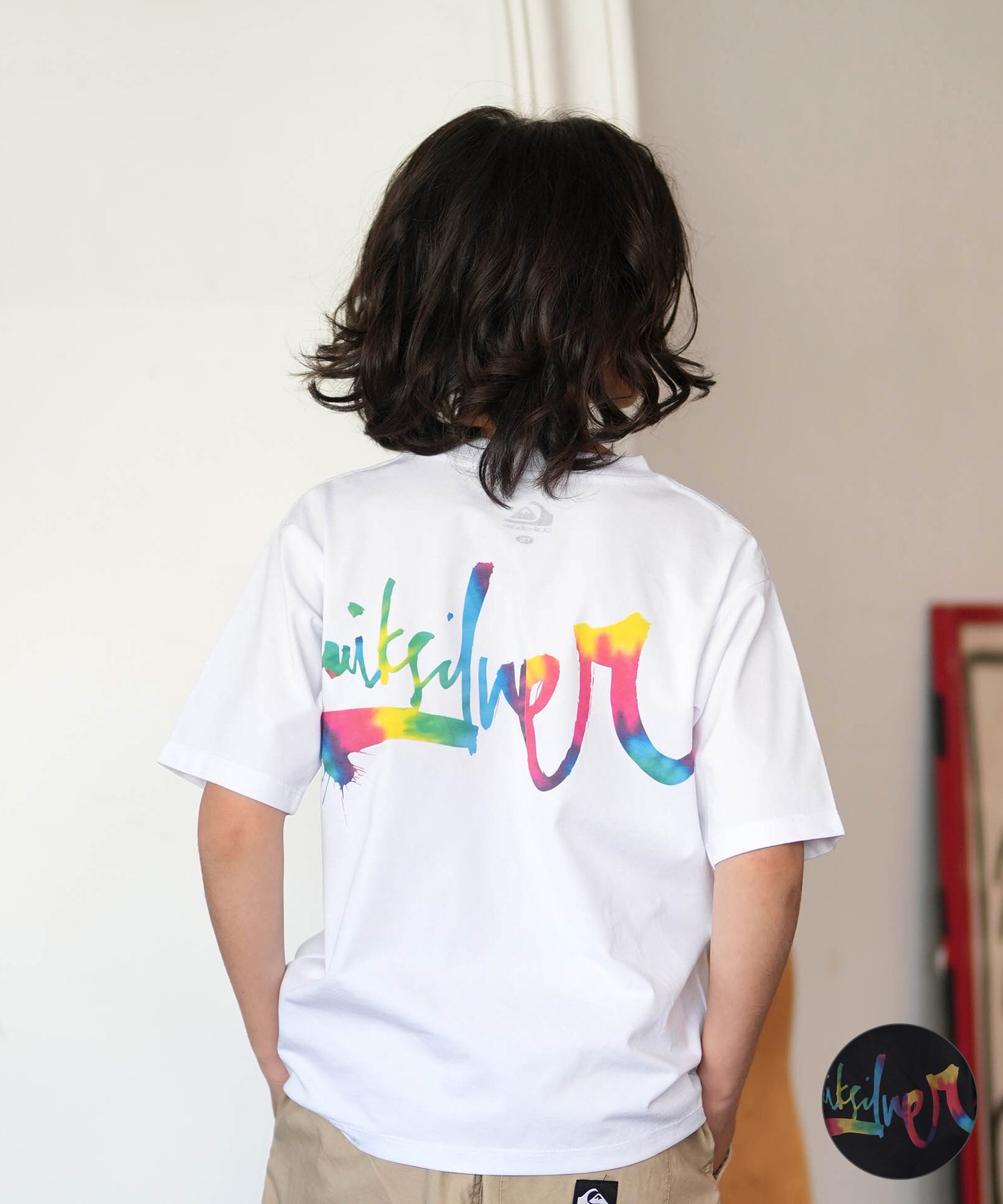 QUIKSILVER クイックシルバー 半袖 Tシャツ キッズ ジュニア 子供 ロゴ