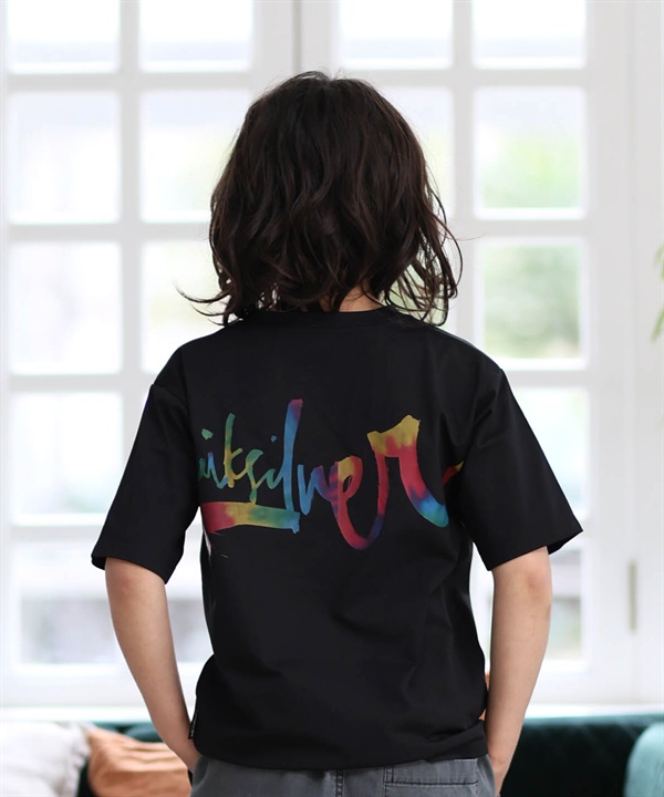 QUIKSILVER クイックシルバー 半袖 Tシャツ キッズ ジュニア 子供 ロゴ バックプリント KLY261603M ムラサキスポーツ限定