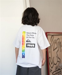 QUIKSILVER クイックシルバー 半袖 Tシャツ キッズ ジュニア 子供 バックプリント KST261001(WHT-130cm)