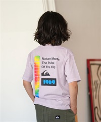 QUIKSILVER クイックシルバー 半袖 Tシャツ キッズ ジュニア 子供 バックプリント KST261001(PUR-130cm)