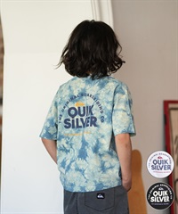 QUIKSILVER クイックシルバー 半袖 Tシャツ キッズ ジュニア 子供 バックプリント KST261601M ムラサキスポーツ限定(WHT-130cm)