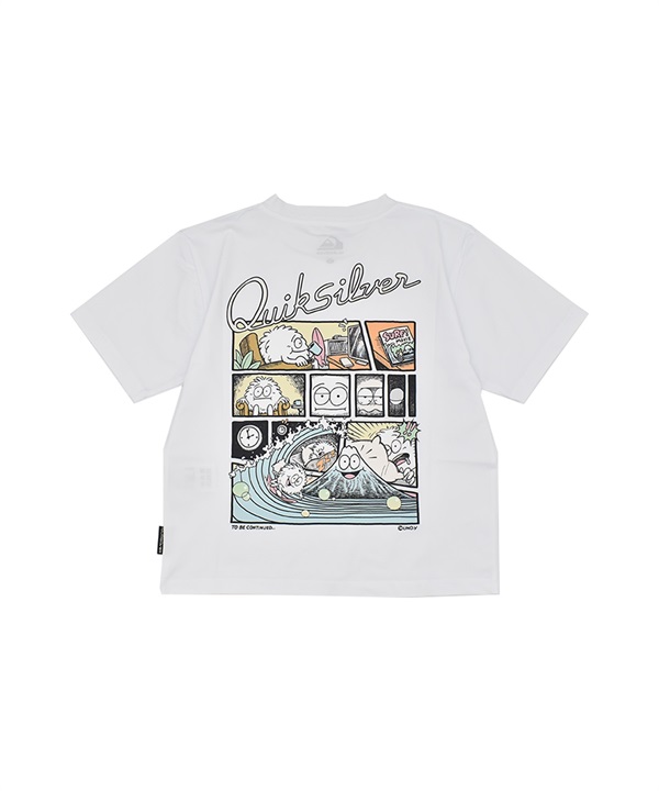 QUIKSILVER クイックシルバー 半袖 Tシャツ キッズ ジュニア 子供 バックプリント QS UNO COMICS 26 SS YOUTH KLY262611M