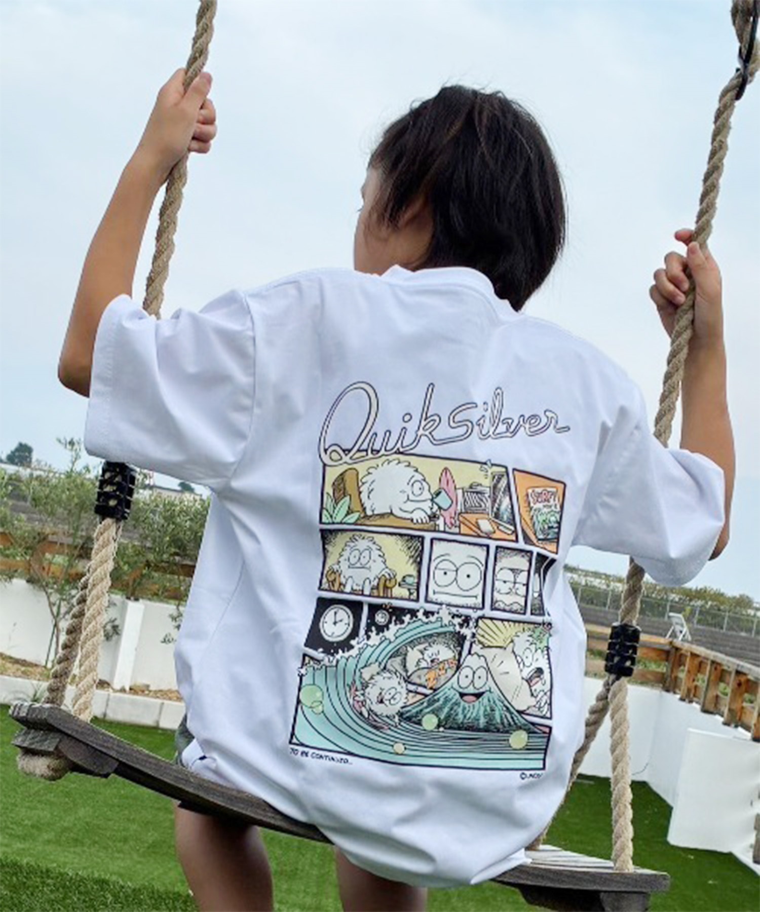 QUIKSILVER クイックシルバー 半袖 Tシャツ キッズ ジュニア 子供