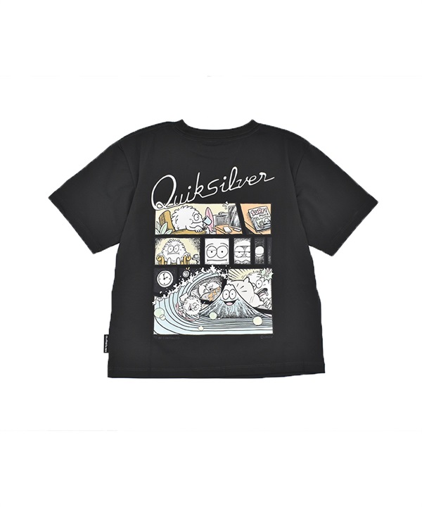 QUIKSILVER クイックシルバー 半袖 Tシャツ キッズ ジュニア 子供 バックプリント QS UNO COMICS 26 SS YOUTH KLY262611M