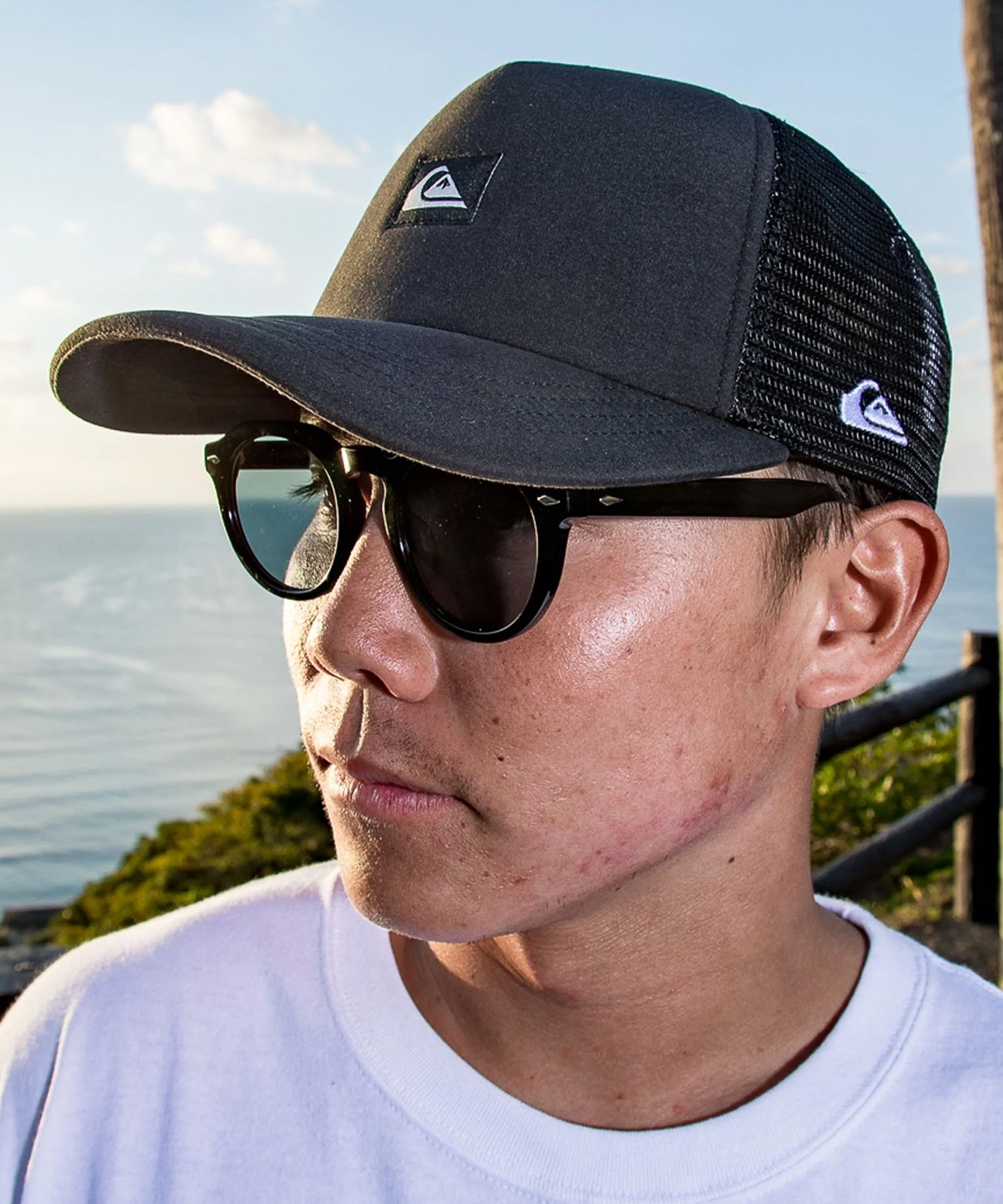 QUIKSILVER クイックシルバー キャップ メッシュ UVカット 撥水加工