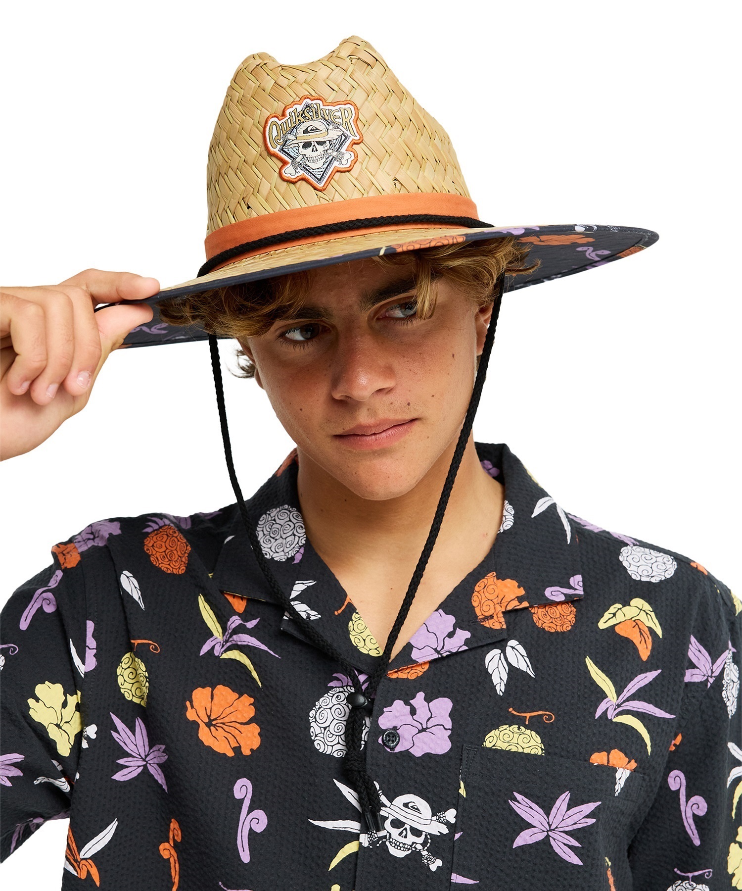 QUIKSILVER クイックシルバー ハット 麦わら帽子 ストローハット コラボ ONE PIECE X QUIKSILVER OPQS OUTSIDER EQYHA03519(KVJW-FREE)