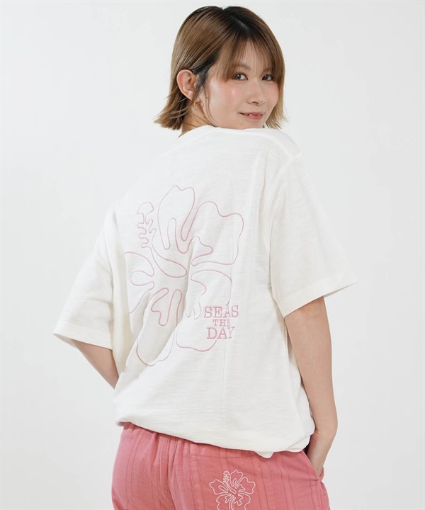 HULALANI フララニ 半袖 Tシャツ レディース バックプリント 花柄 263HU2ST929
