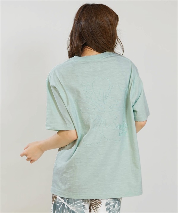 HULALANI フララニ 半袖 Tシャツ レディース バックプリント 花柄 263HU2ST929