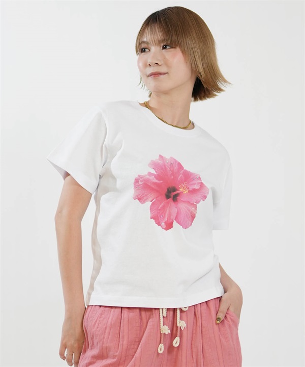 HULALANI フララニ 半袖 Tシャツ レディース 花柄 263HU2ST930