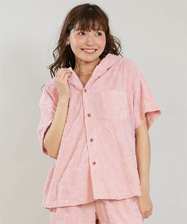 HULALANI フララニ 半袖 シャツ レディース 総柄 263HU2SH098