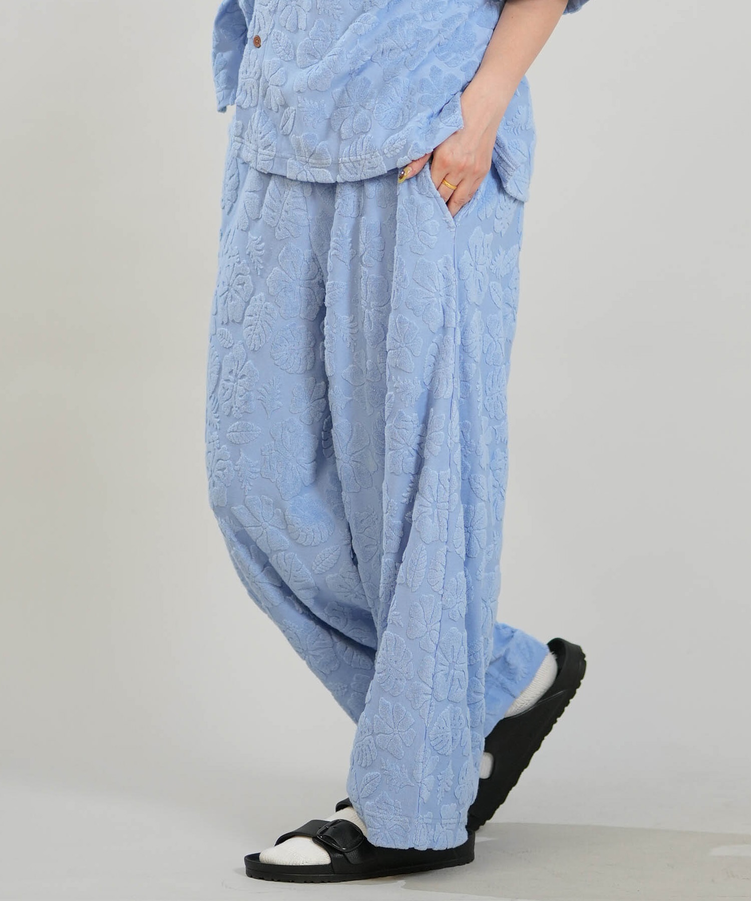HULALANI フララニ ロングパンツ レディース ワイドシルエット