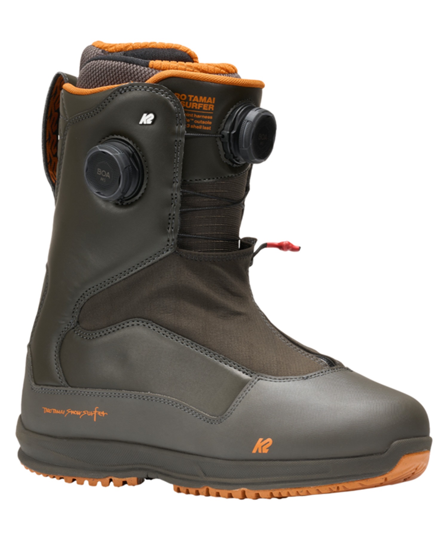 K2 ケーツー タロウタマイ スノーサーファー TARO TAMAI SNOWSURFER スノーボード ブーツ パウダー ソフトフレックス メンズ 26-27 早期購入(BKRD-22.0cm)