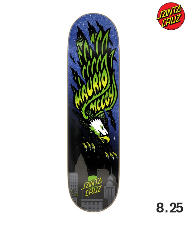 SANTA CRUZ サンタクルーズ スケートボード デッキ 8.25inch MCCOY VX RIPPING EAGLE TWIN おすすめ