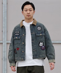 SANTA CRUZ サンタクルーズ ジャケット メンズ SC PATCHES DENIM JACKET 502261101(BIOWS-M)