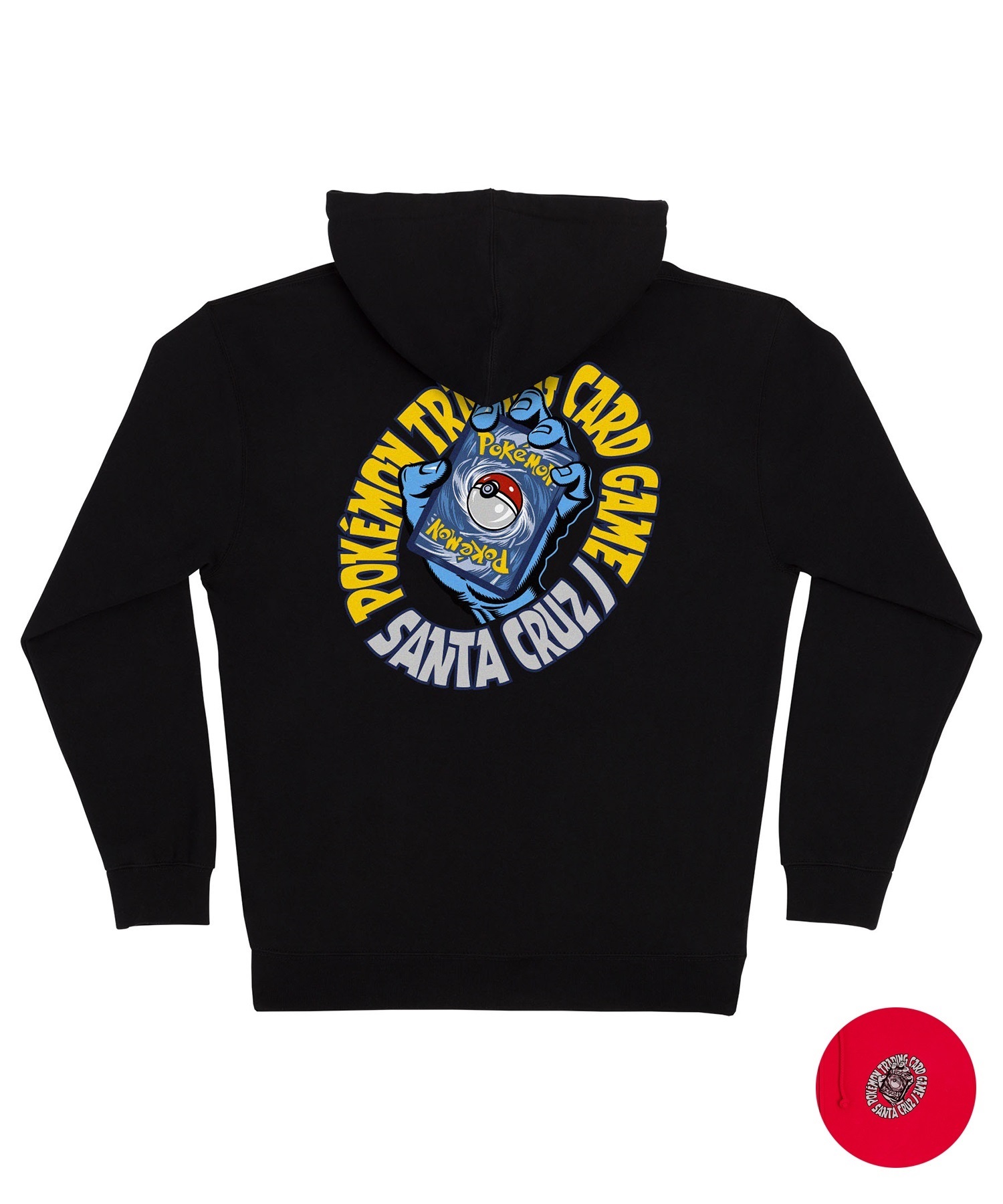 Pokemon TCG × Santa Cruz ポケモン TCG × サンタクルーズ ポケモン30周年記念 メンズ パーカー ジップアップ 510265303(BLACK-M)