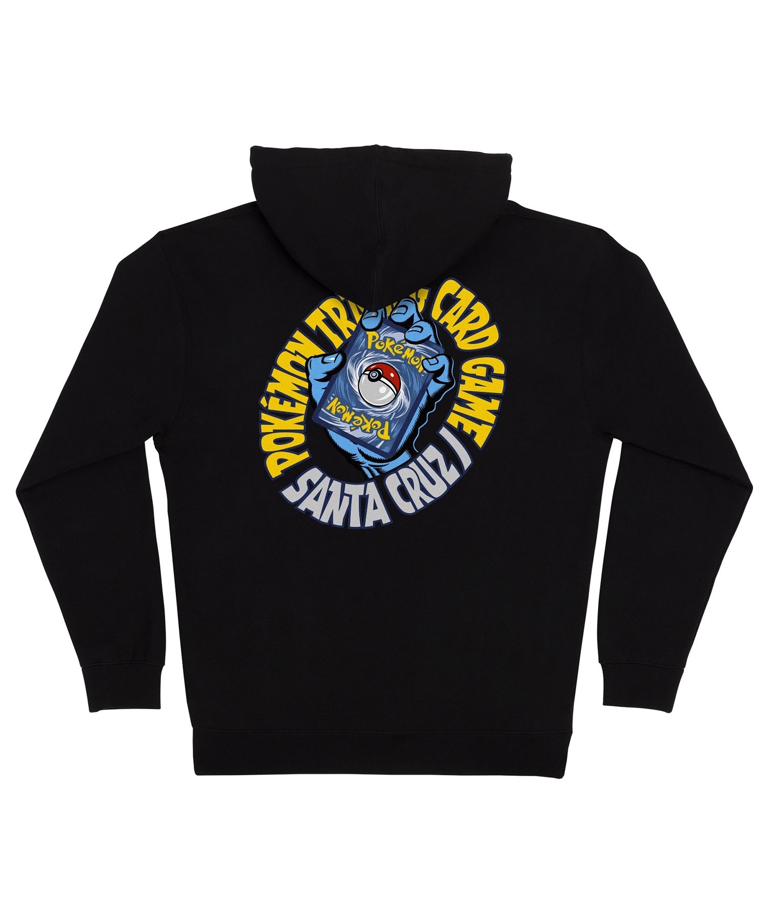 Pokemon TCG × Santa Cruz ポケモン TCG × サンタクルーズ ポケモン30周年記念 メンズ パーカー ジップアップ 510265303(BLACK-M)