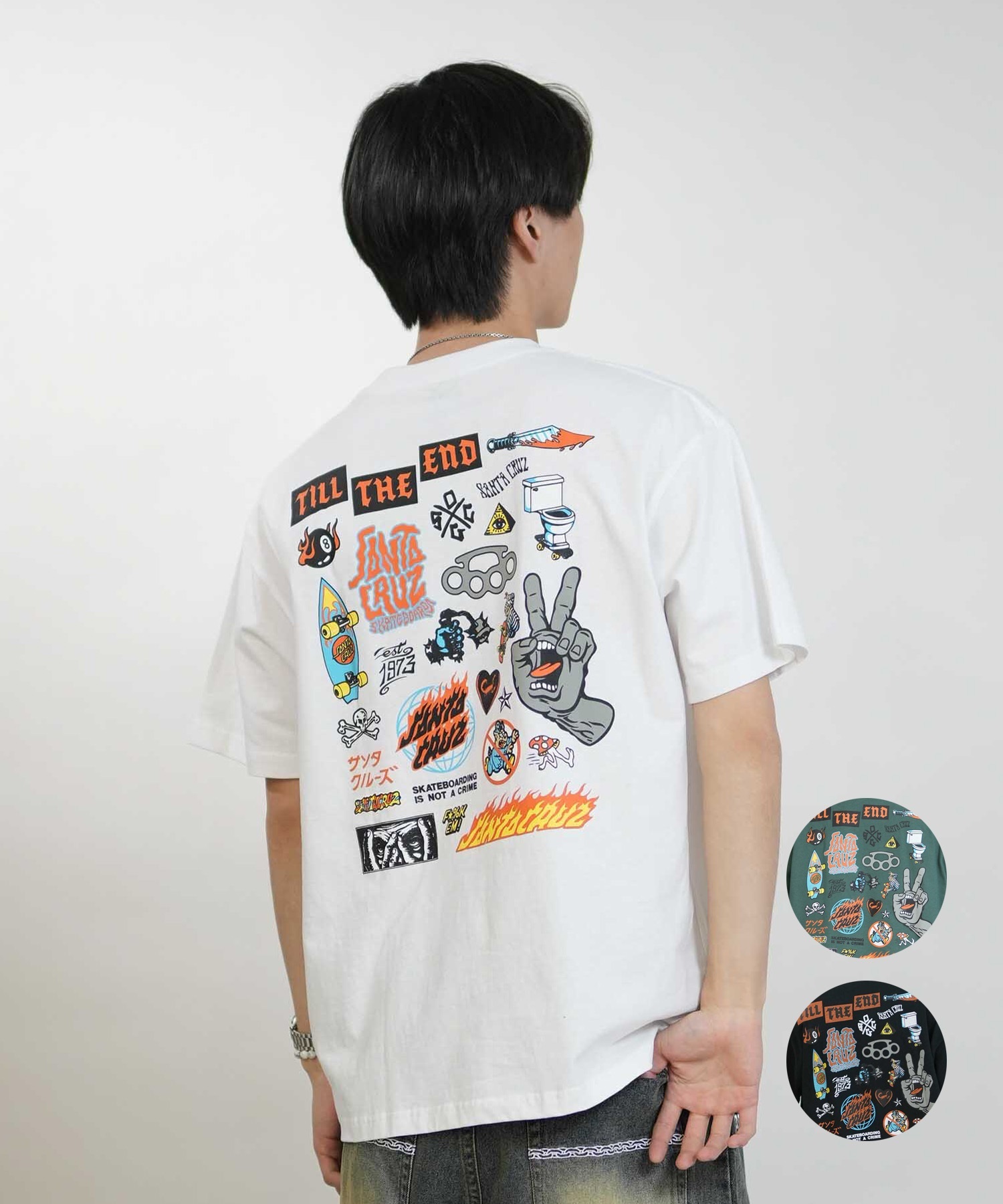 SANTA CRUZ サンタクルーズ 半袖 Tシャツ SC COLLECTOR MAP S S TEE