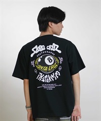 SANTA CRUZ サンタクルーズ 半袖 Tシャツ メンズ バックプリント 8BALL