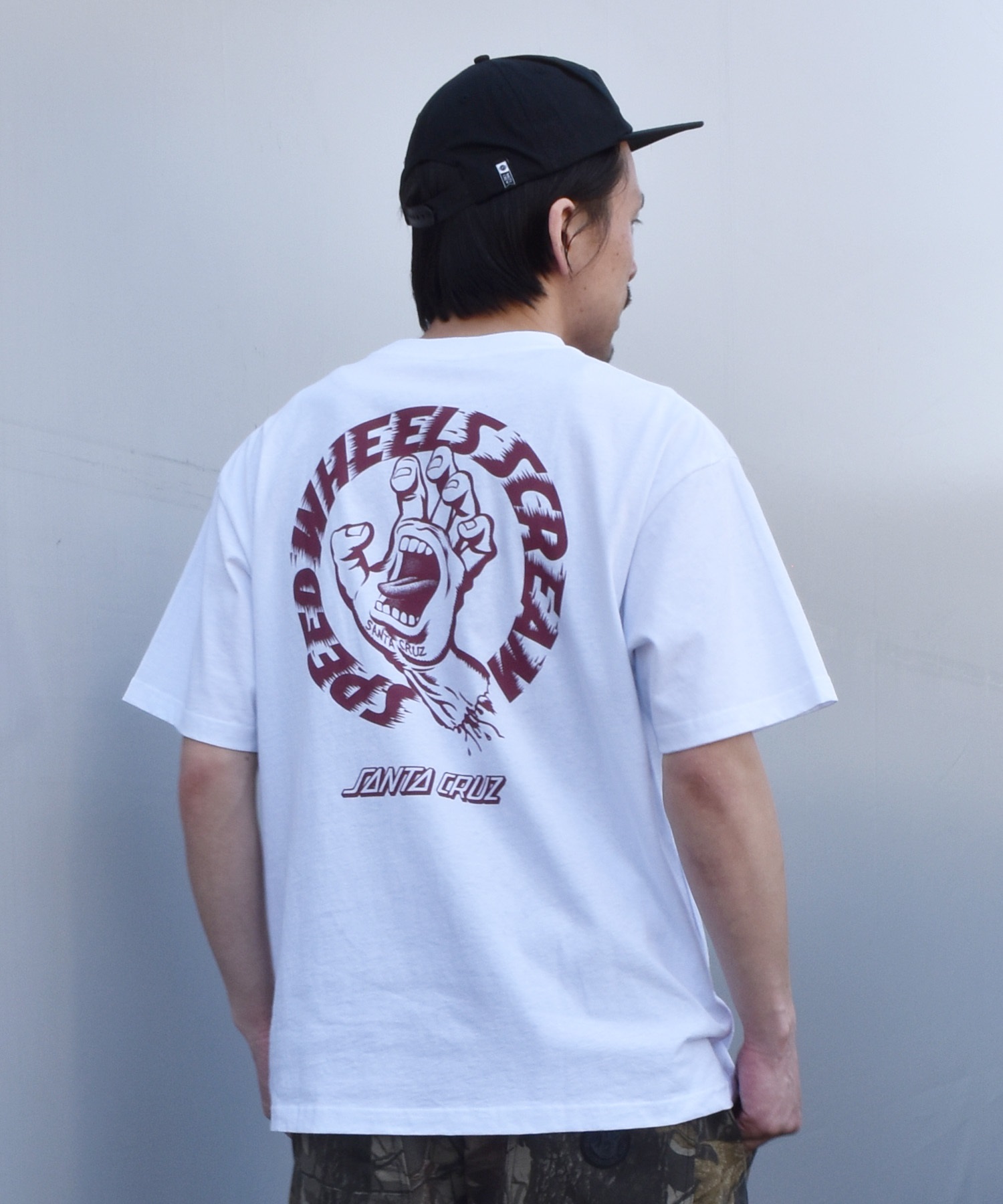SANTA CRUZ サンタクルーズ 半袖 Tシャツ メンズ バックプリント SPEED