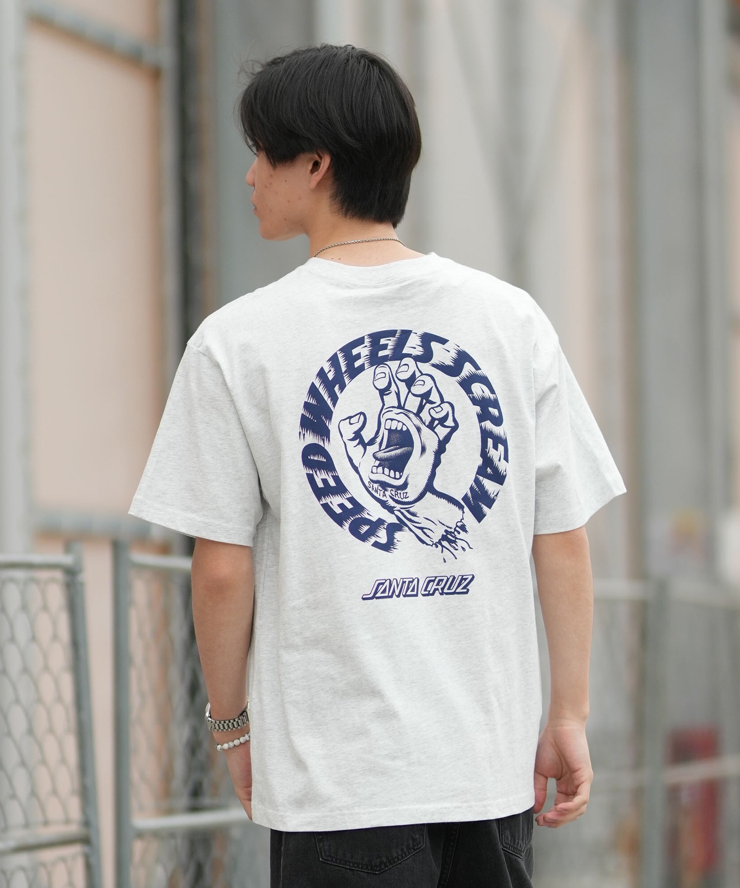 SANTA CRUZ サンタクルーズ 半袖 Tシャツ メンズ バックプリント SPEED