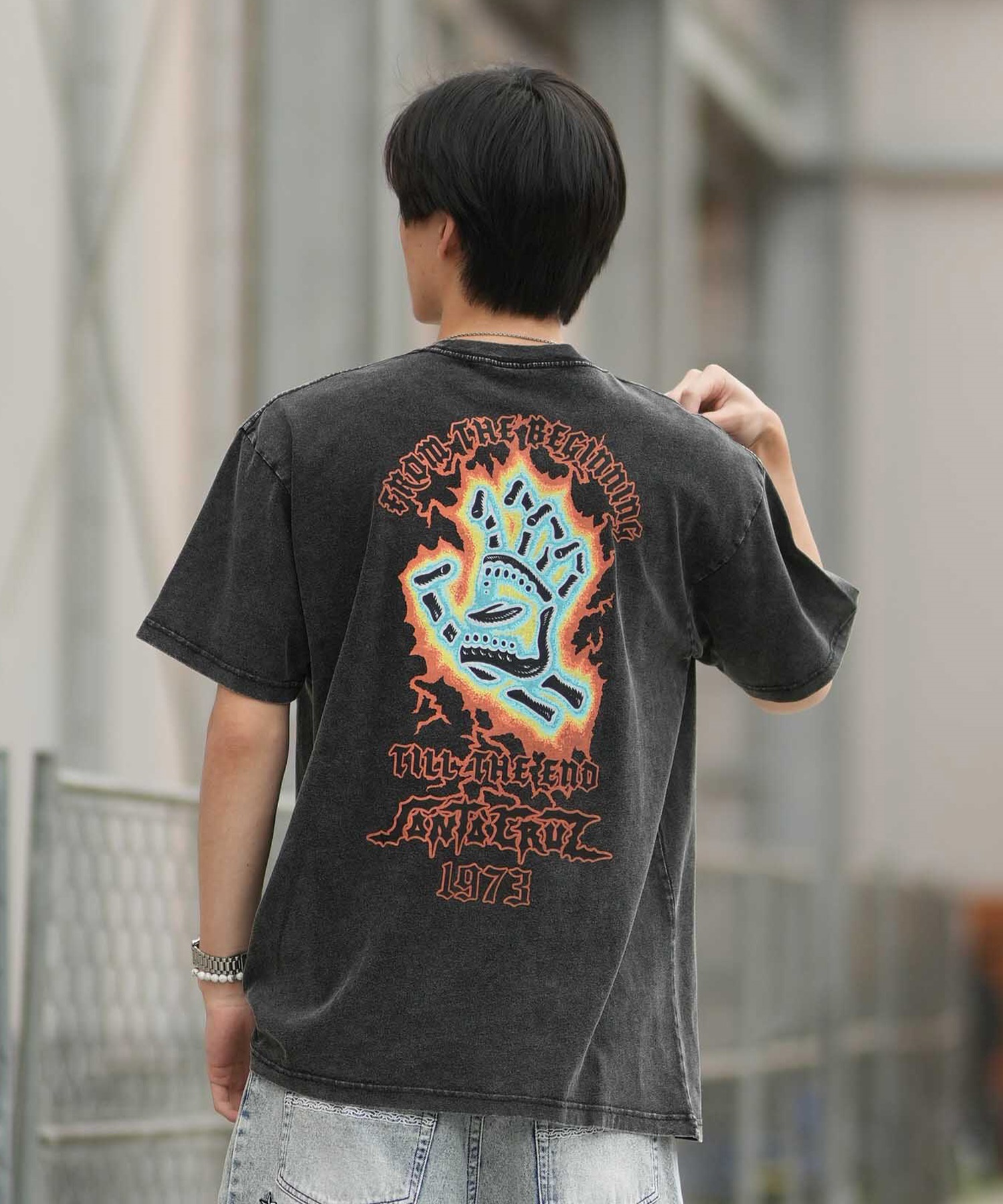 SANTA CRUZ サンタクルーズ 半袖 Tシャツ メンズ 古着風 ヴィンテージ