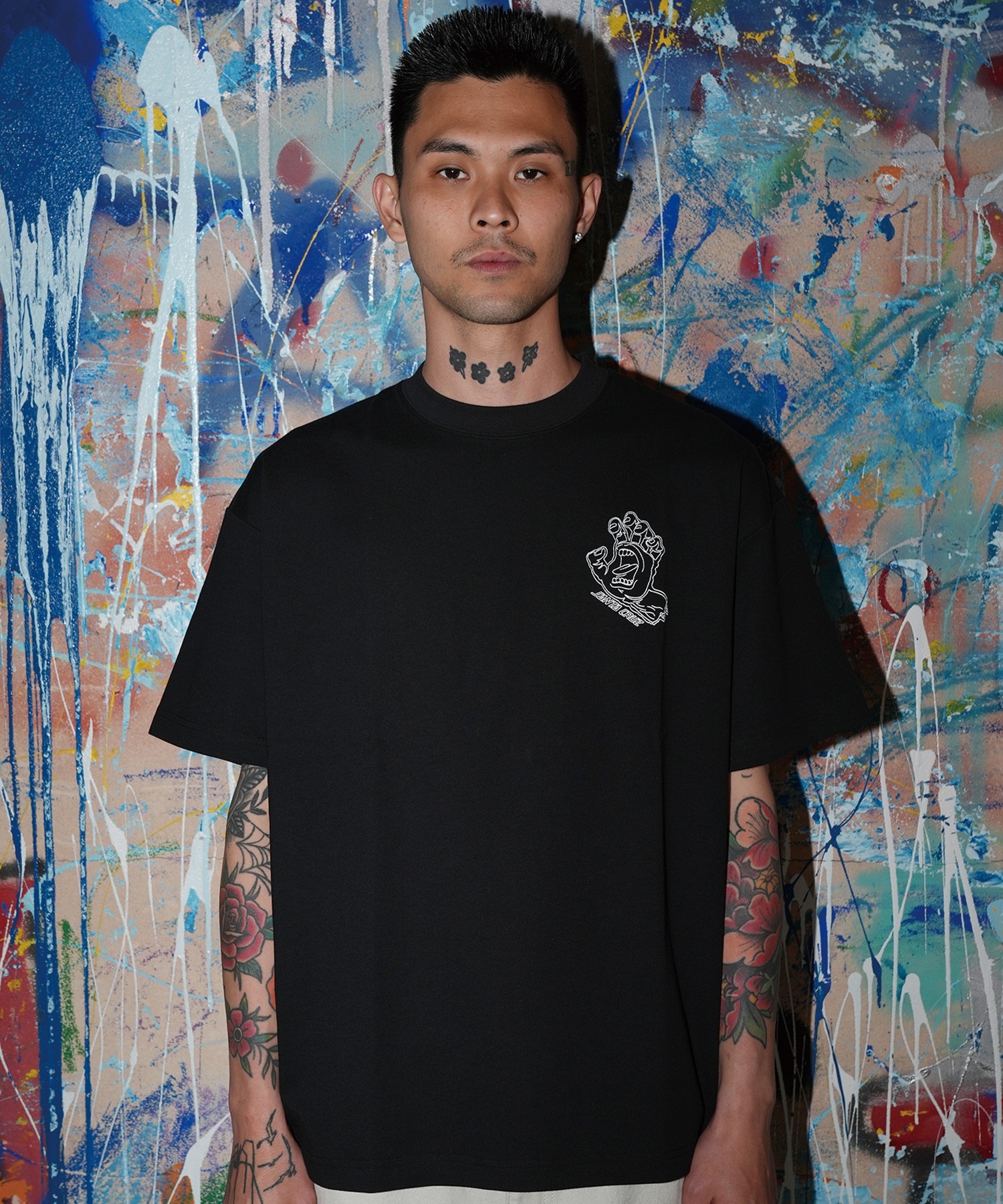 SANTA CRUZ サンタクルーズ 半袖 Tシャツ メンズ 吸水速乾 VOID HAND