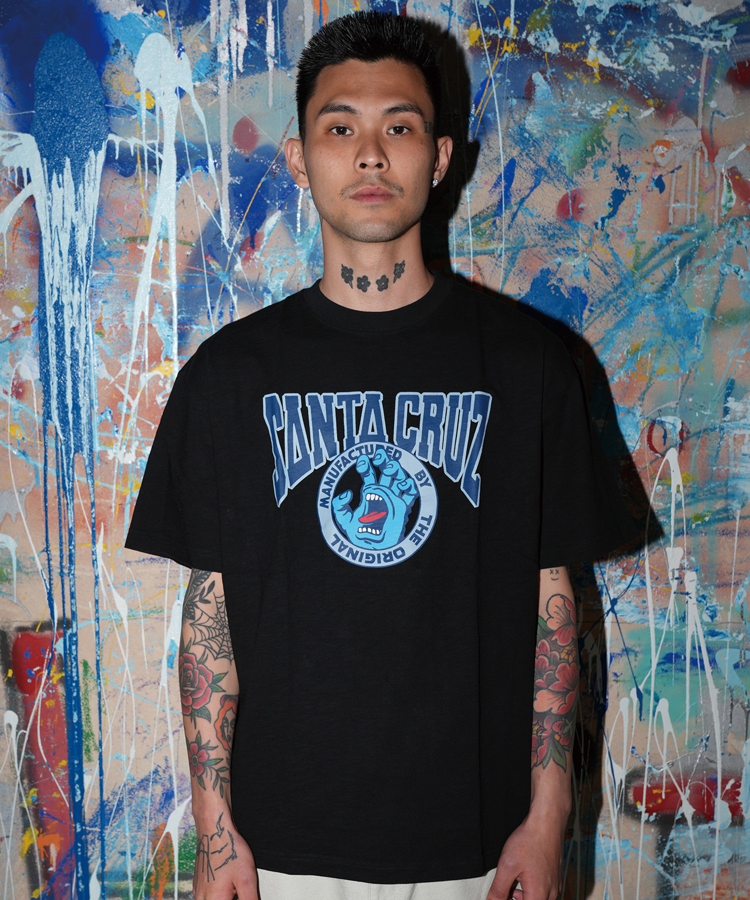 SANTA CRUZ サンタクルーズ 半袖 Tシャツ メンズ ロゴ BRIDGE STRIP