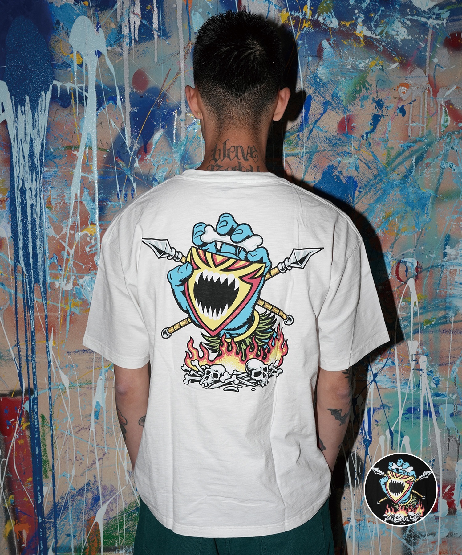 SANTA CRUZ サンタクルーズ 半袖 Tシャツ メンズ バックプリント SSWD