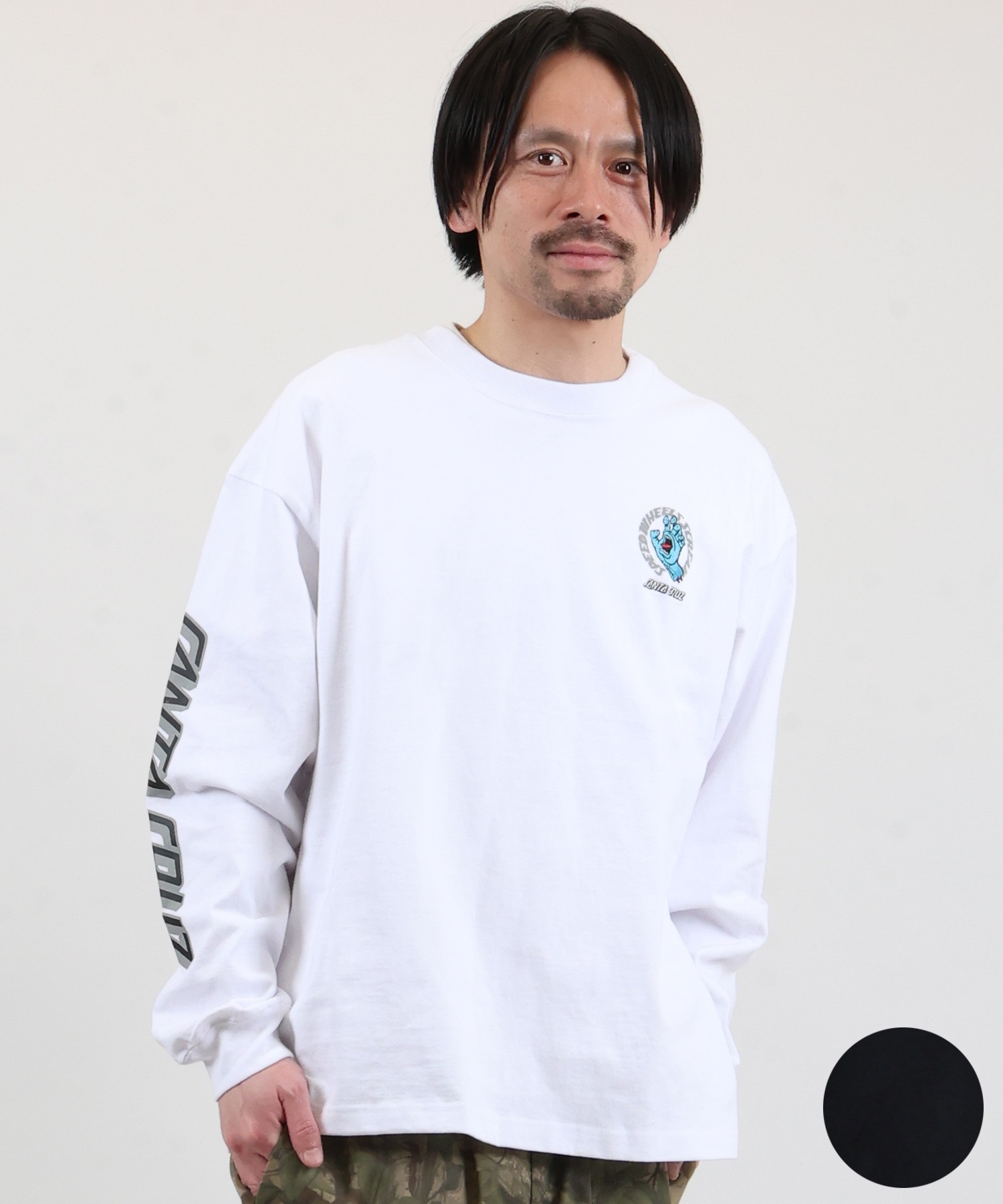 SANTA CRUZ サンタクルーズ 長袖 Tシャツ ロンT メンズ リフレクター