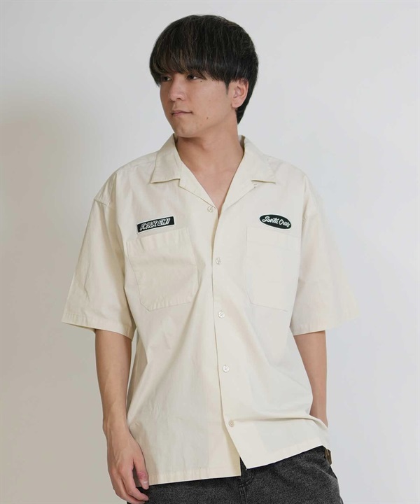 SANTA CRUZ サンタクルーズ 半袖 シャツ メンズ シンプル SC WORK SHIRT 502262201 ムラサキスポーツ限定