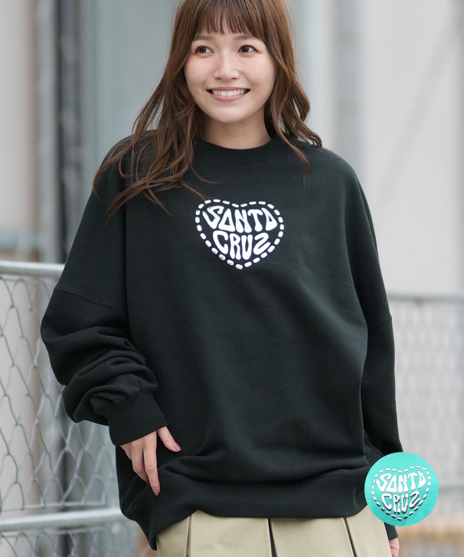SANTA CRUZ サンタクルーズ トレーナー スウェット レディース ワン