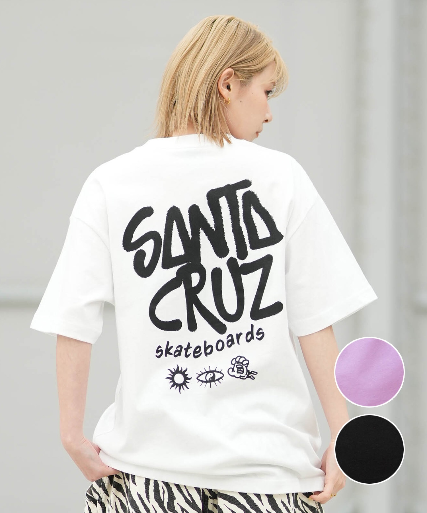 SANTA CRUZ サンタクルーズ 半袖 Tシャツ レディース シンプル DIZZY