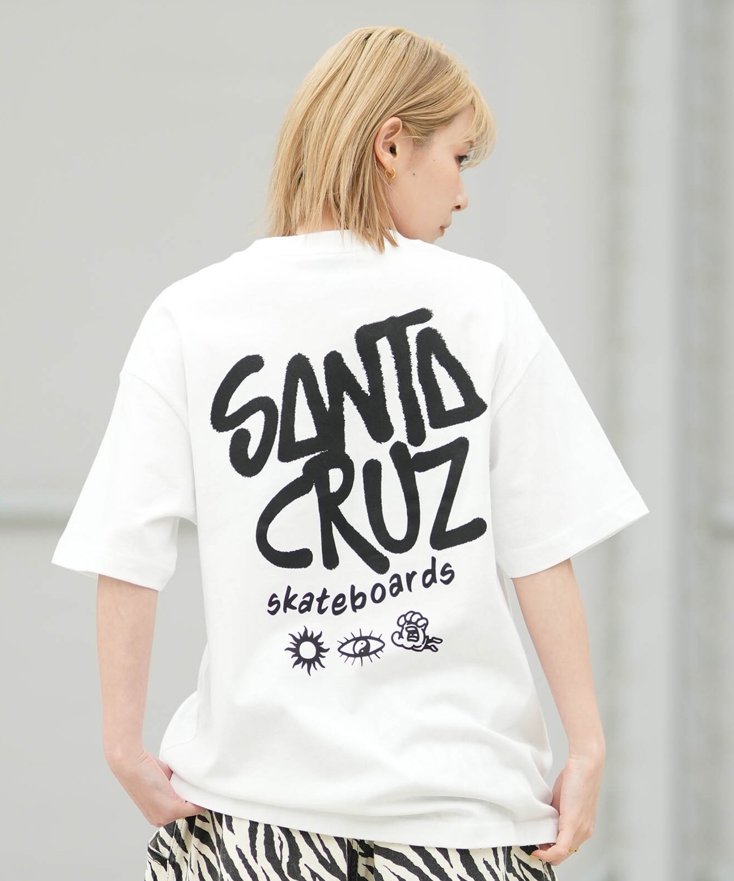 SANTA CRUZ サンタクルーズ 半袖 Tシャツ レディース シンプル DIZZY