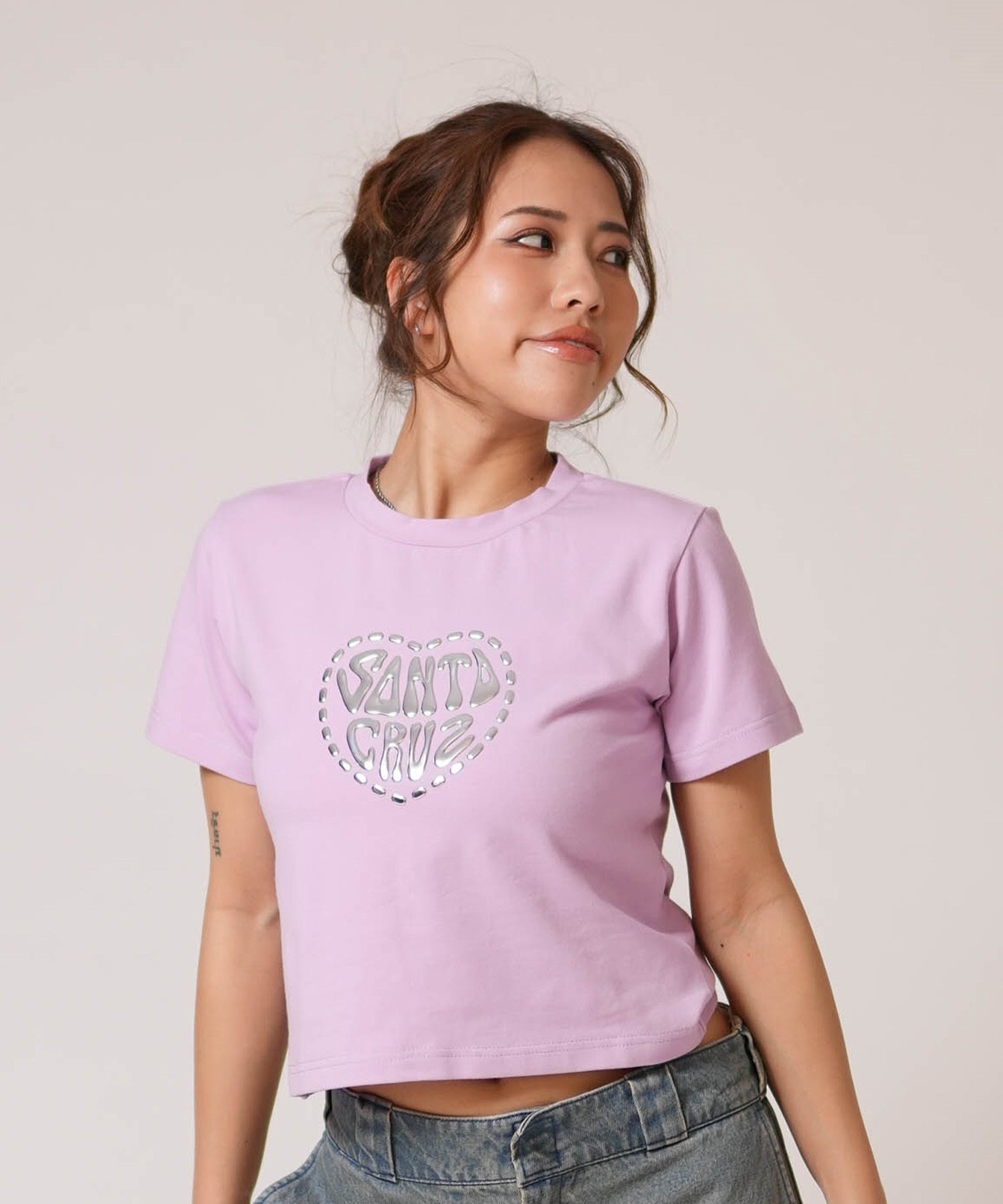 SANTA CRUZ サンタクルーズ 半袖 Tシャツ レディース クロップド丈