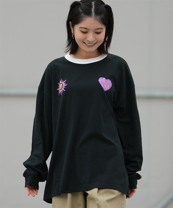SANTA CRUZ サンタクルーズ 長袖 Tシャツ ロンT レディース ロゴ STRANGE HEART L S TEE 502261432 ムラサキスポーツ限定