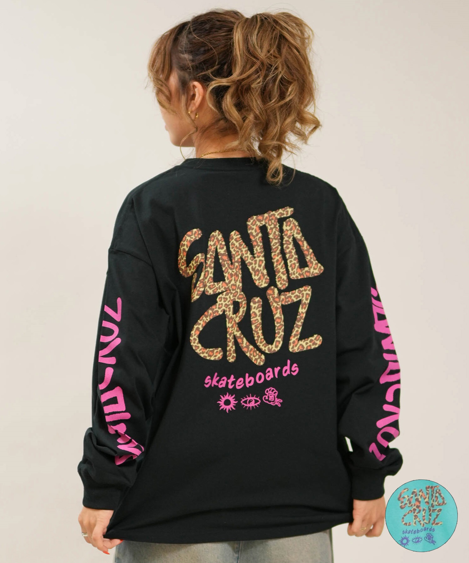 SANTA CRUZ サンタクルーズ 長袖 Tシャツ ロンT レディース ロゴ
