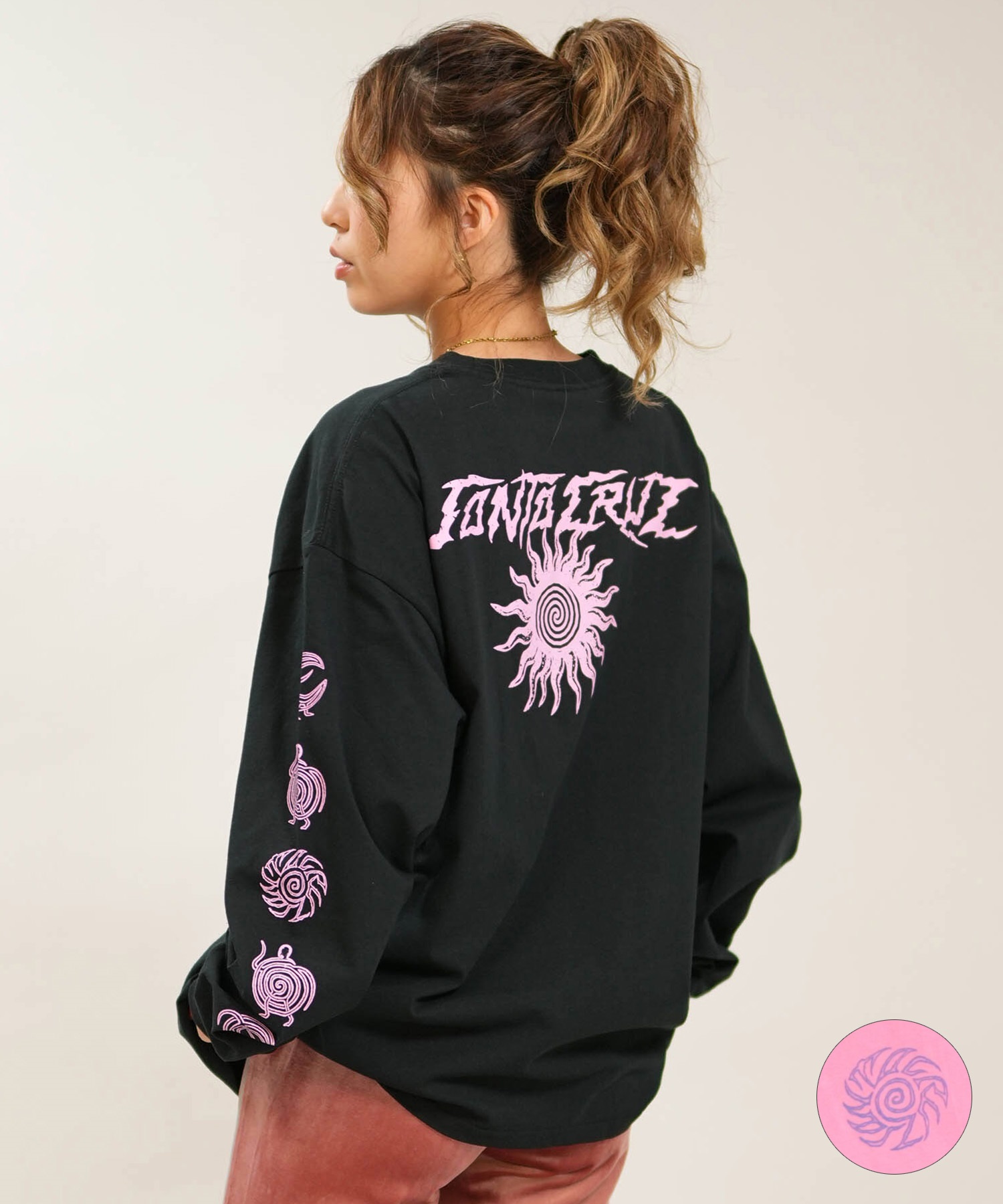 SANTA CRUZ サンタクルーズ 長袖 Tシャツ ロンT レディース ロゴ