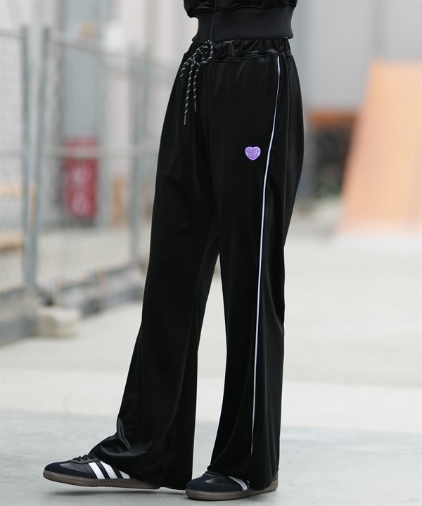 SANTACRUZ サンタクルーズ ロングパンツ レディース ベロア生地 セットアップ対応 502261531 ムラサキスポーツ限定