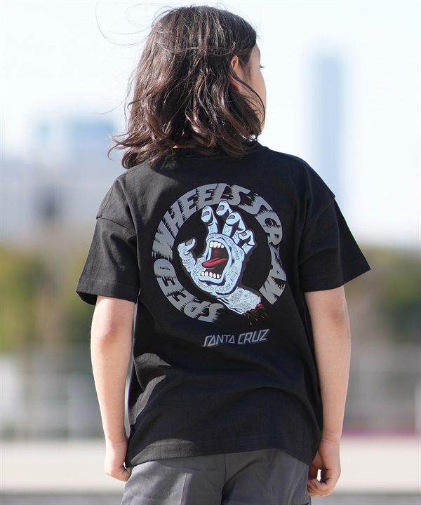 SANTACRUZ サンタクルーズ 半袖 Tシャツ キッズ ジュニア バックプリント 26MS607-42